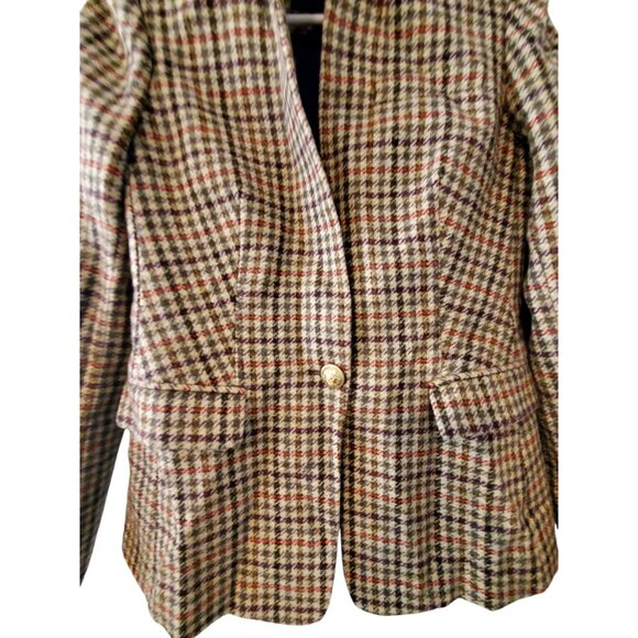 J. Crew Brown Plaid Blazer - Picture 2 of 4